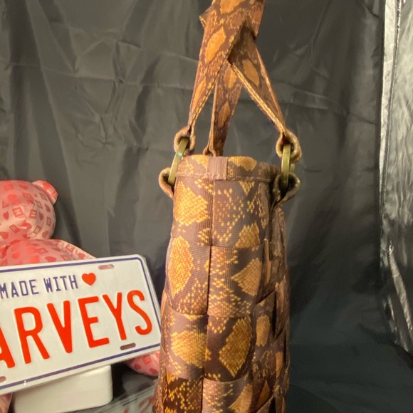 Retired Harveys Python Carriage Ring Tote - Picture 3 of 15